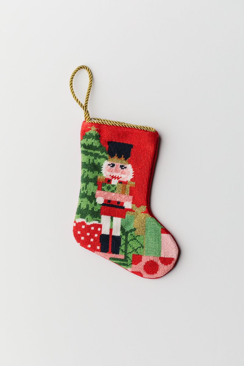 Classic Nutcracker Bauble Stocking
