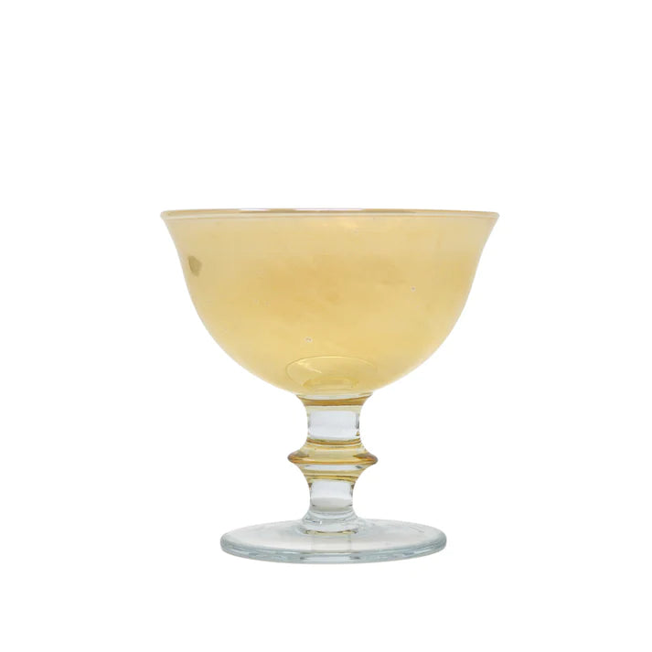 Naples Yellow Rialto Glassware, Set of 4