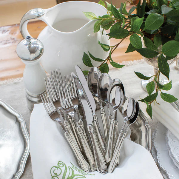 Hotel 5-Piece Pewter Placesetting