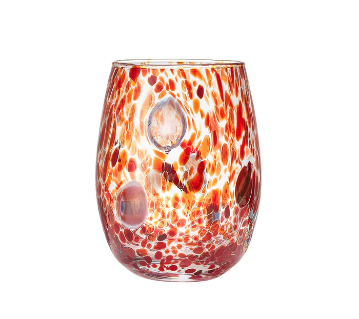 Kim Seybert Gala Tumbler in Orange, Set of 4