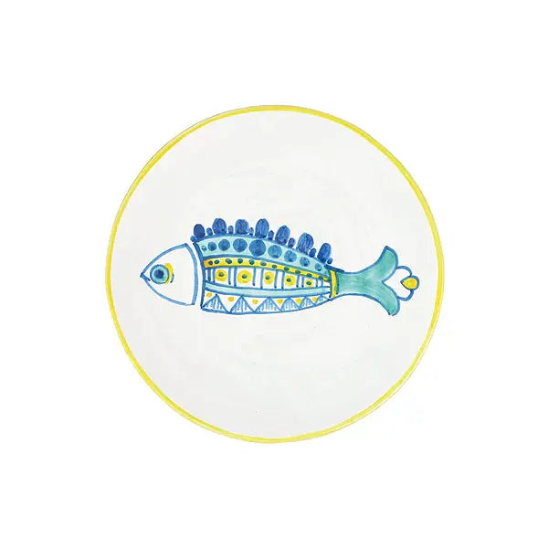 Elba's Fish Dotted Fin Salad Plate