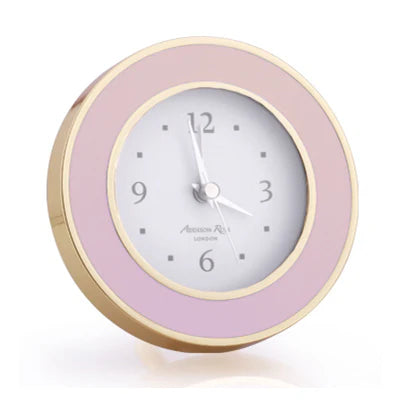 Pastel Pink & Gold Alarm Clock