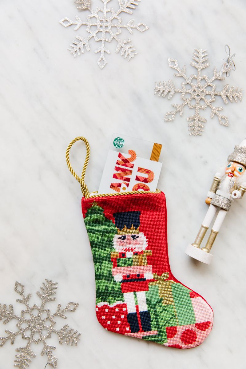 Classic Nutcracker Bauble Stocking