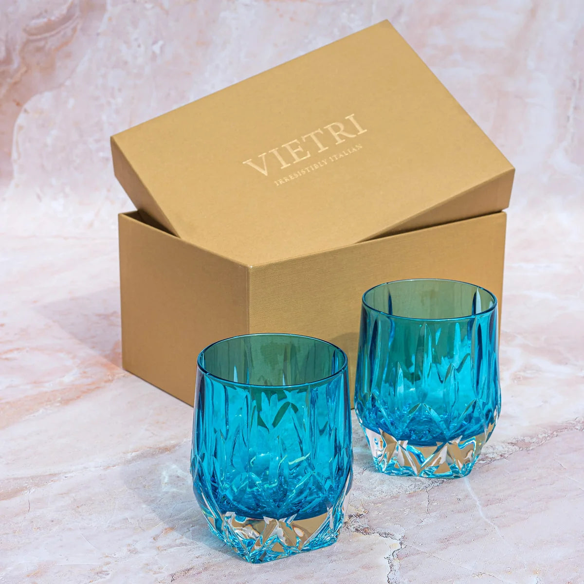 Gemma Topaz Double Old Fashioned, Set of 2