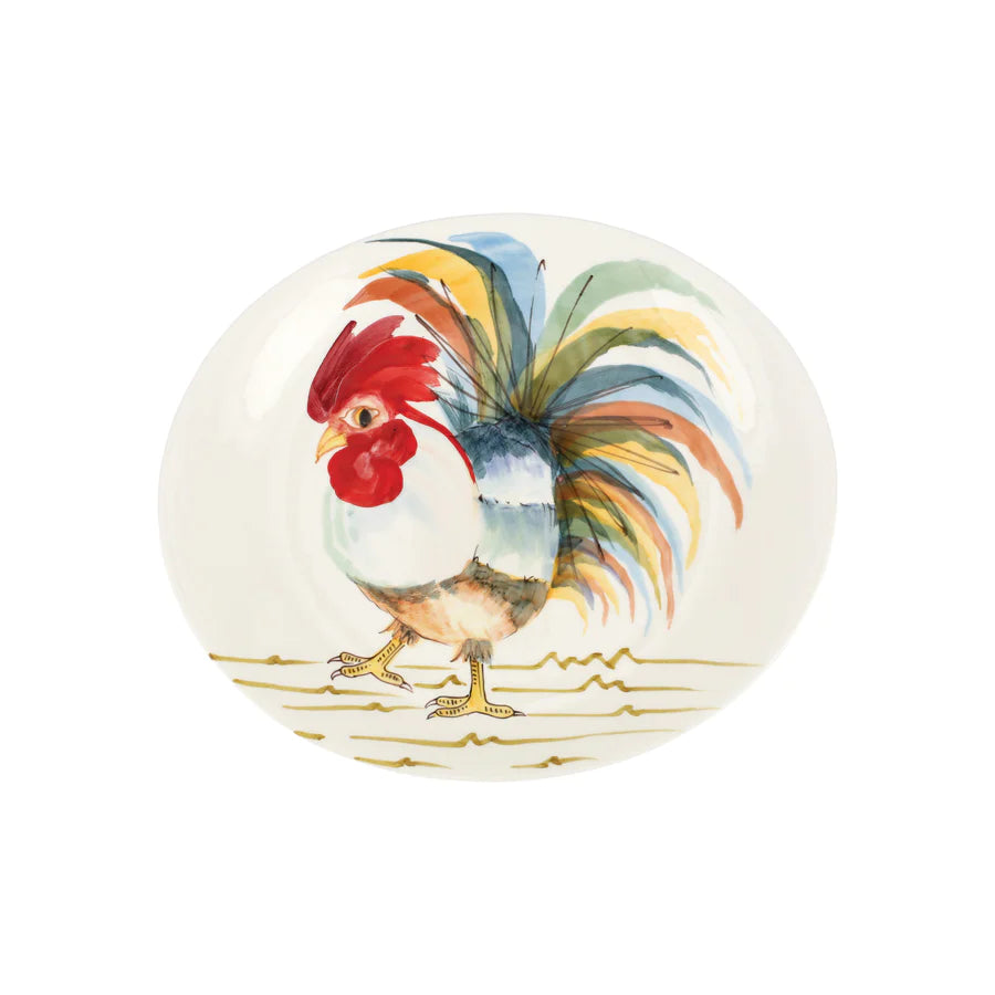 Vietri Gallo Oval Platter