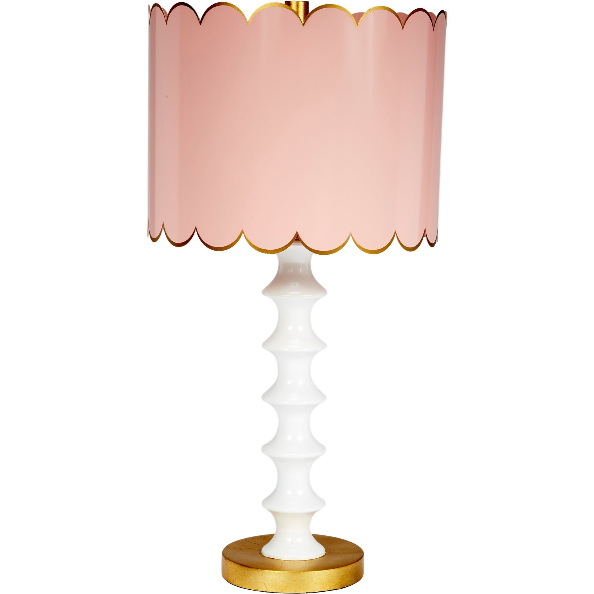 Eloise Table Lamp with Scalloped Shade ( more colors )