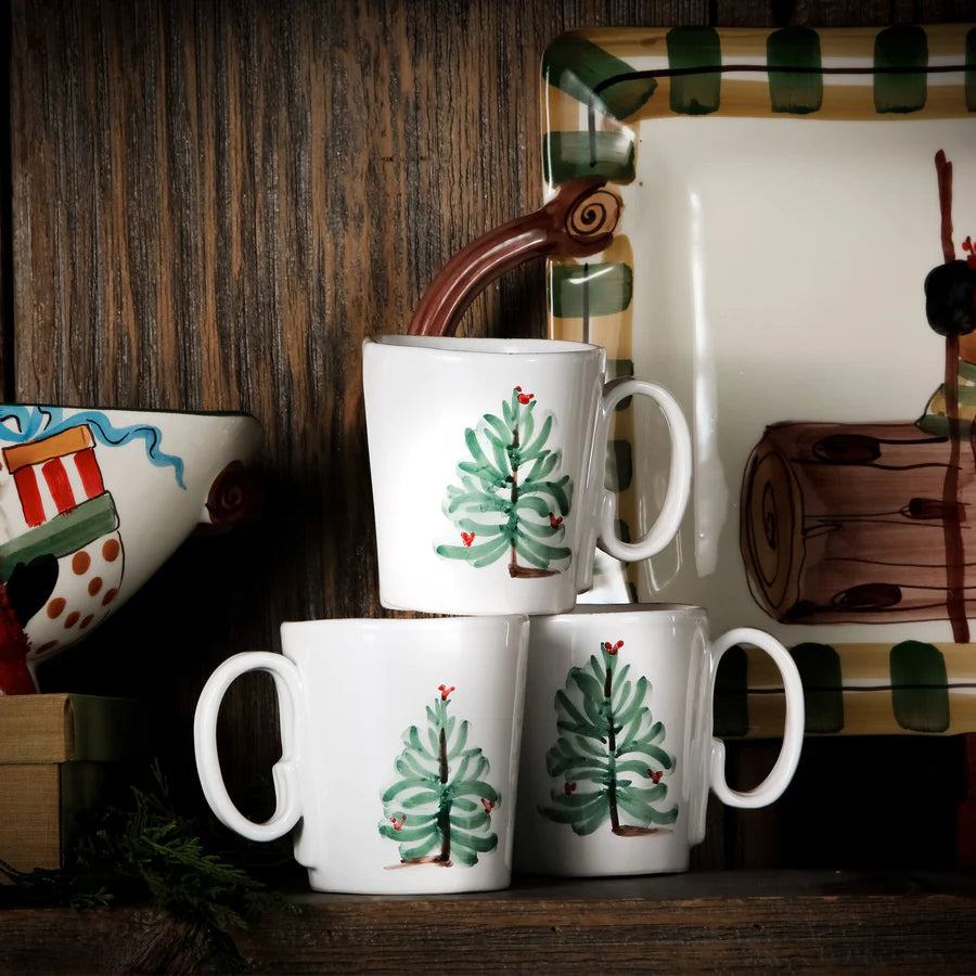 Vietri Lastra Holiday Mug