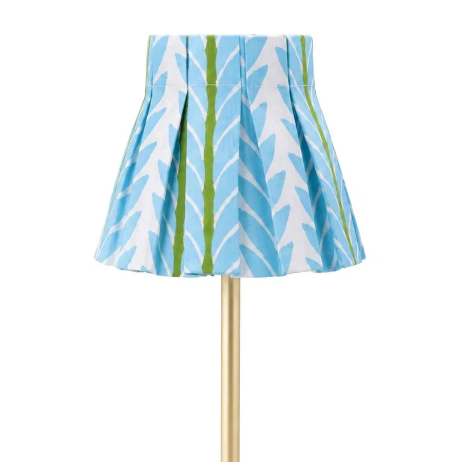 Frond French Blue Lampshade Cover