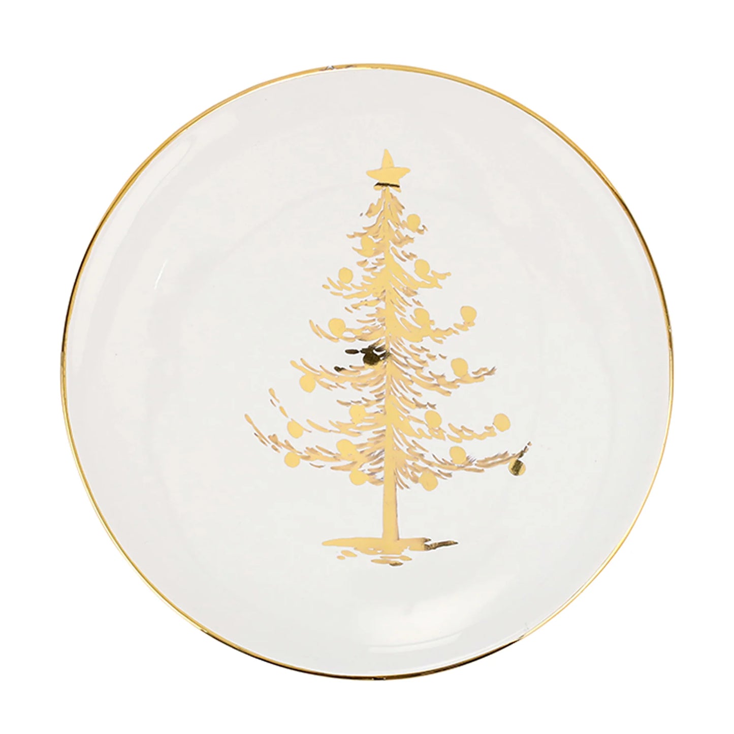 Vietri Medici Natale Dinner Plate