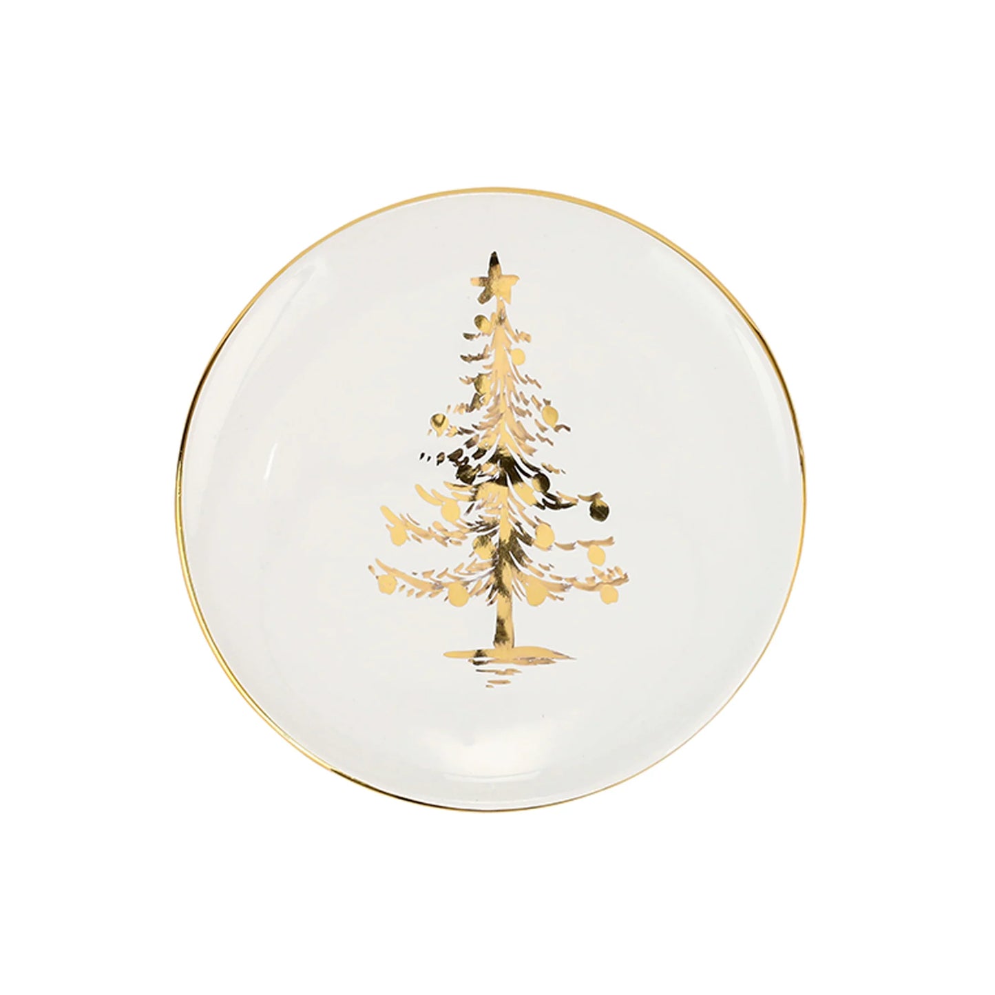 Vietri Medici Natale Salad Plate