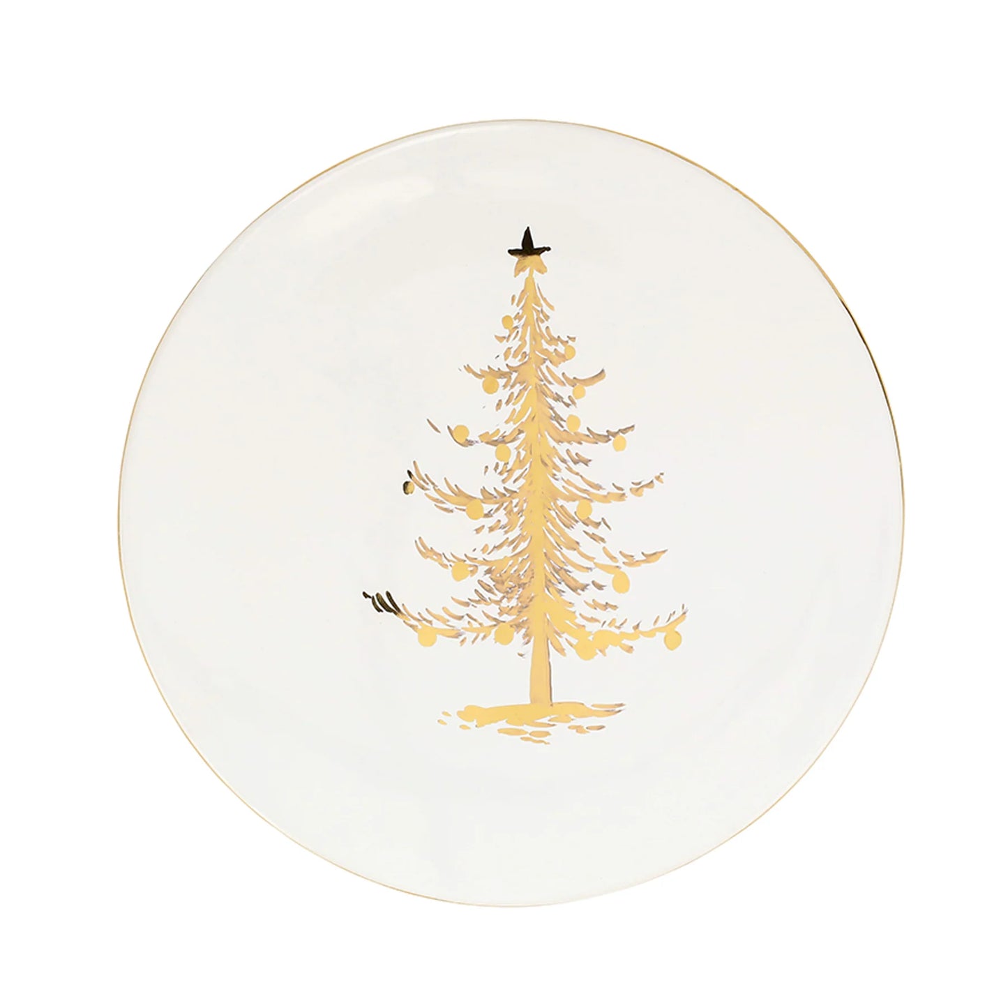 Vietri Medici Natale Tart Plate