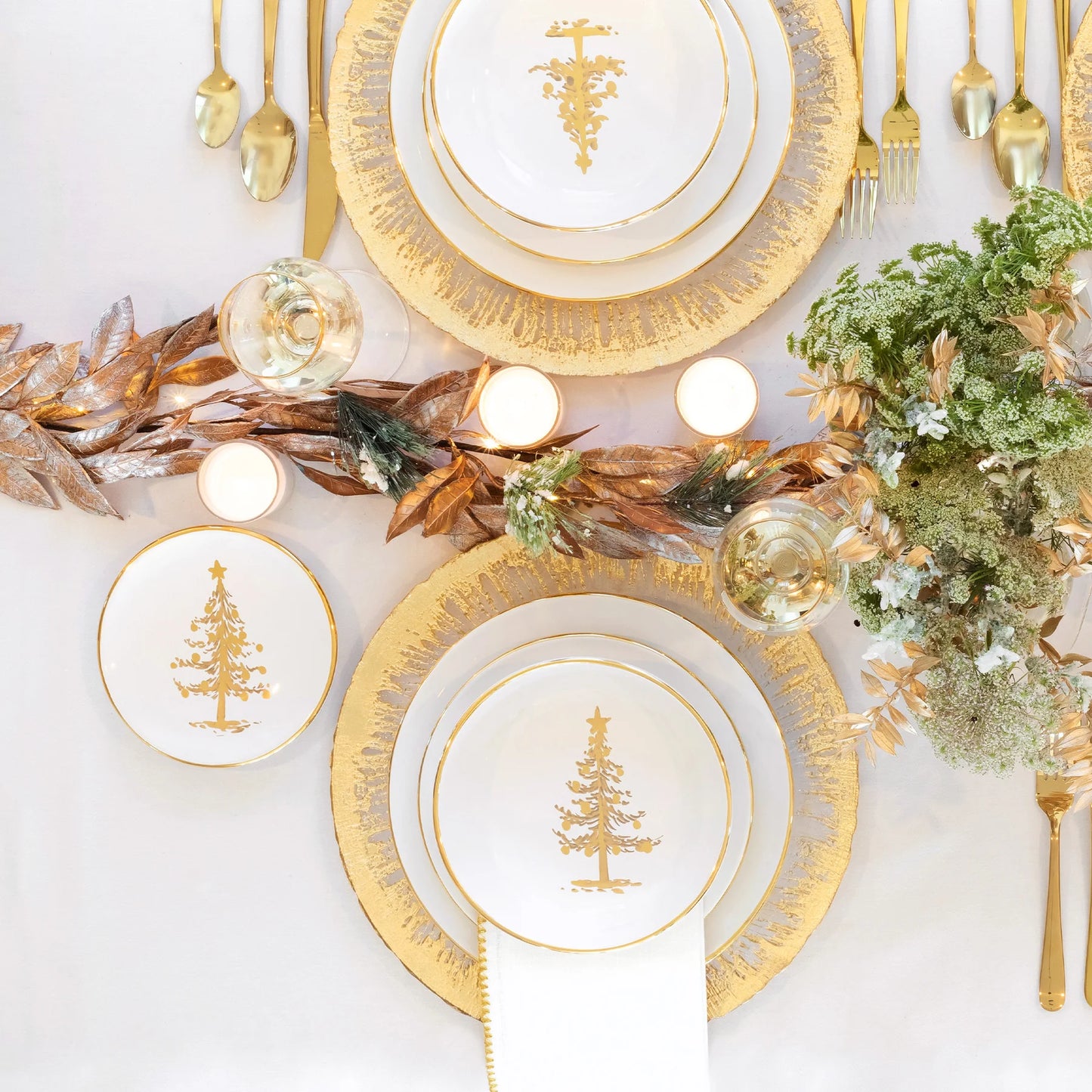 Vietri Medici Natale Canape Plate