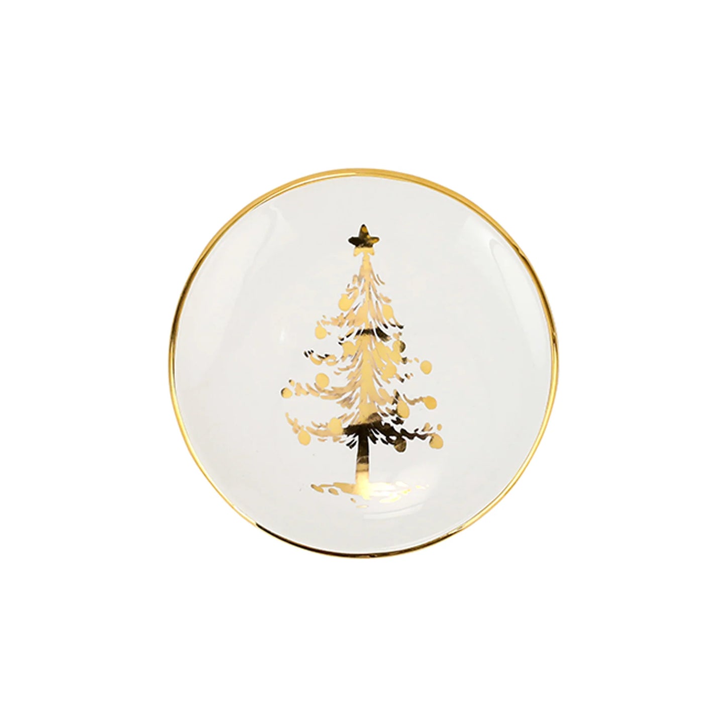 Vietri Medici Natale Canape Plate