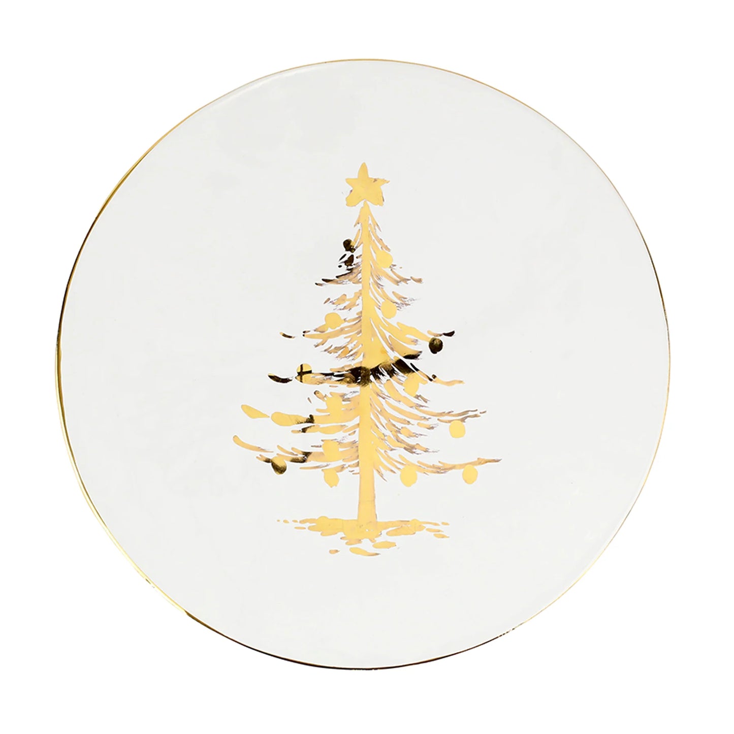 Vietri Medici Natale Cake Stand