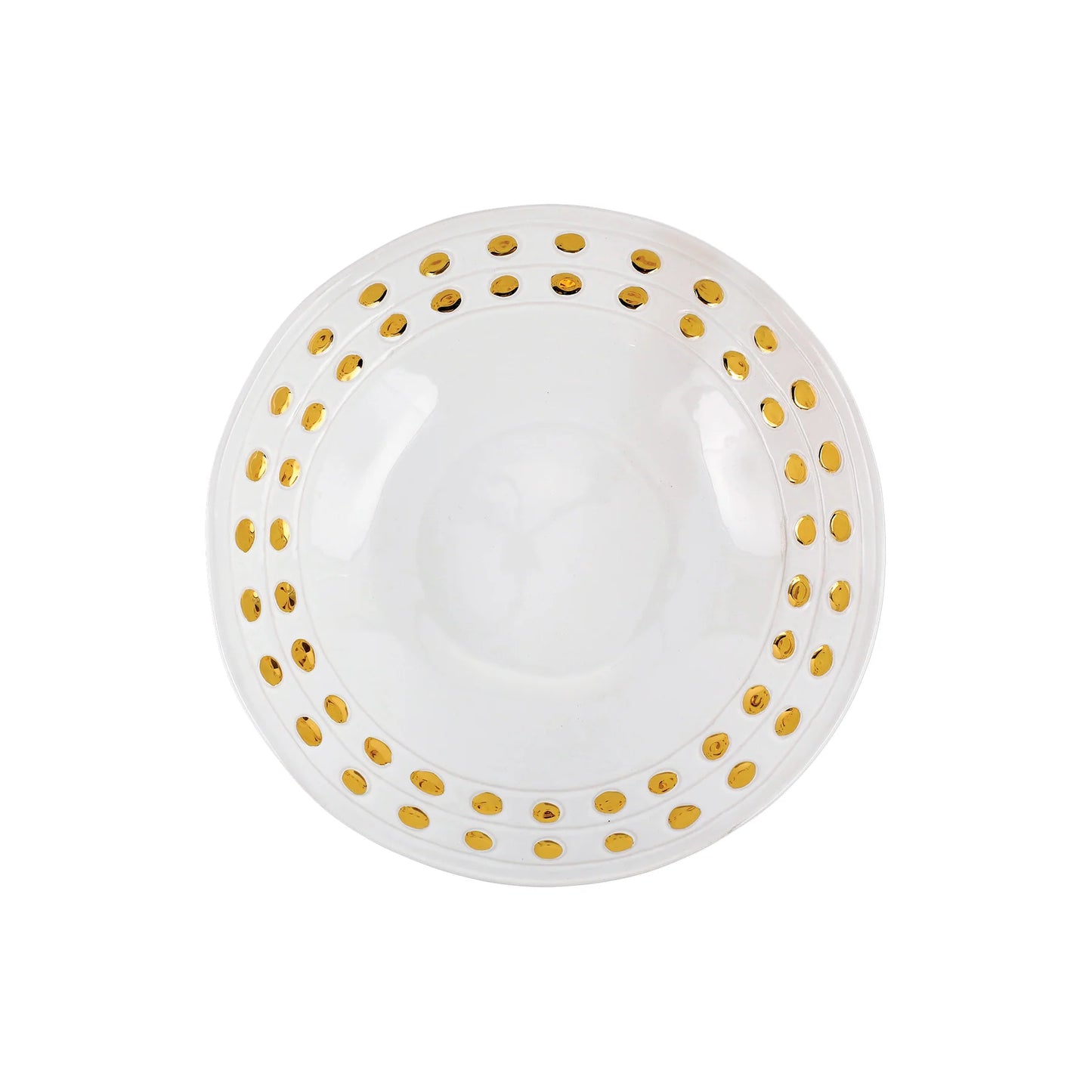 Vietri Medici Gold Medium Bowl
