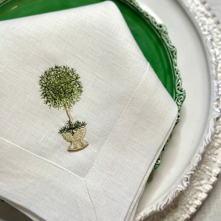 Herb Topiary Large Napkin, Set of 4