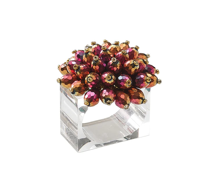 Kim Seybert Zinnia Napkin Ring, Set of 4
