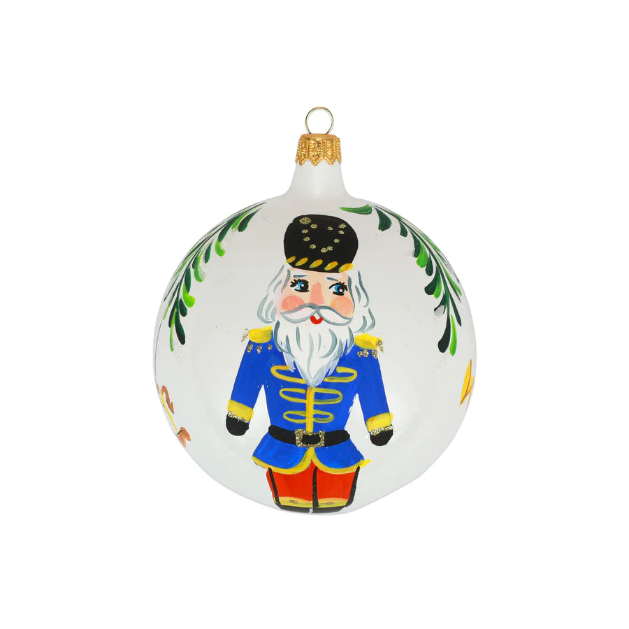 Vietri Blue Nutcracker Ornament