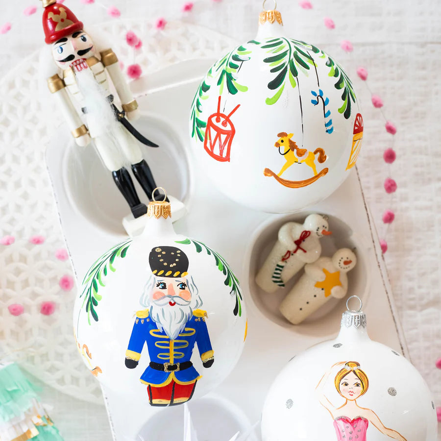 Vietri Blue Nutcracker Ornament