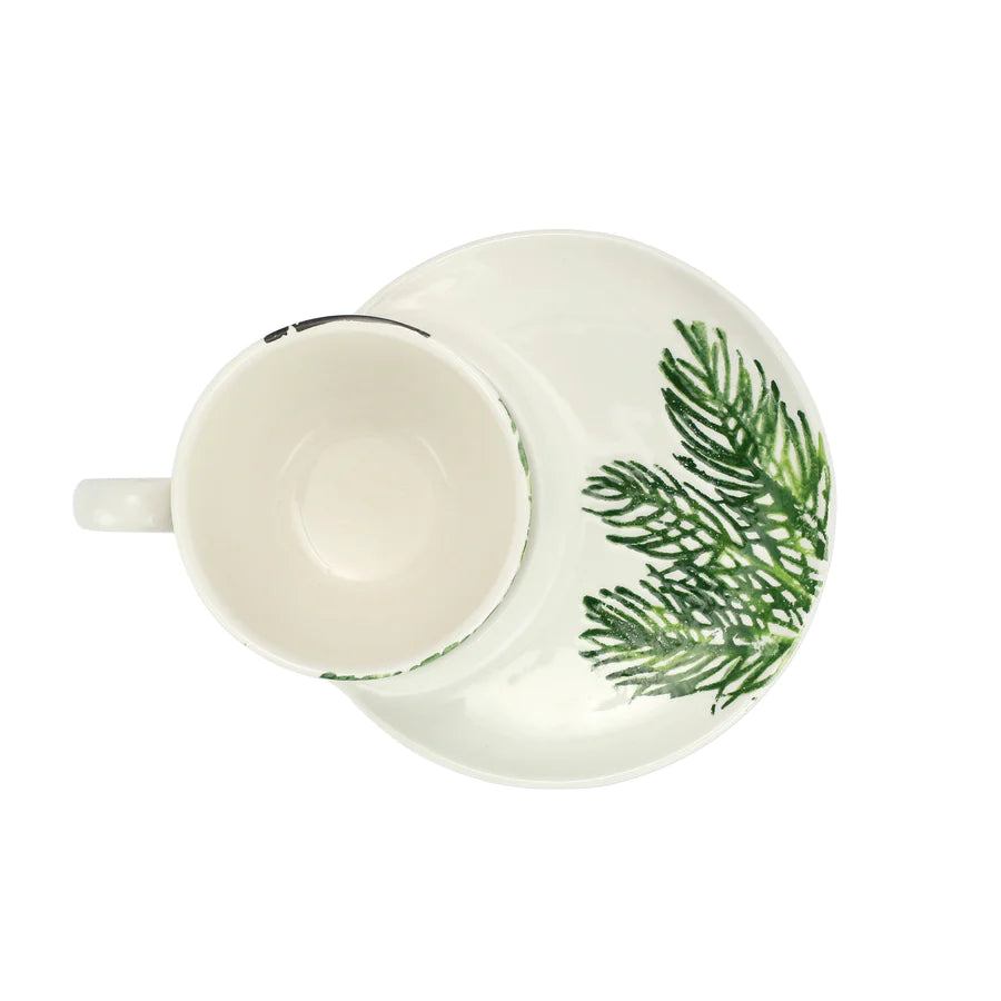 Vietri Nutcracker Jumbo Cup & Tray