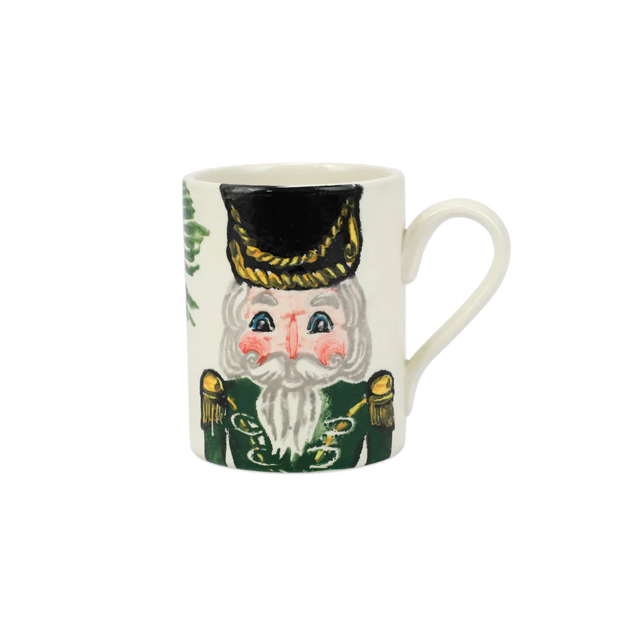 Vietri Nutcracker Green Mug