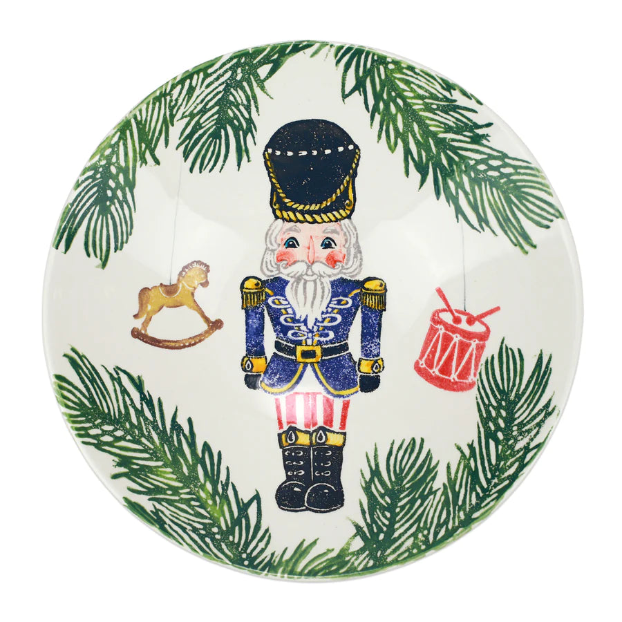 Vietri Nutcracker Large Serving Bowl