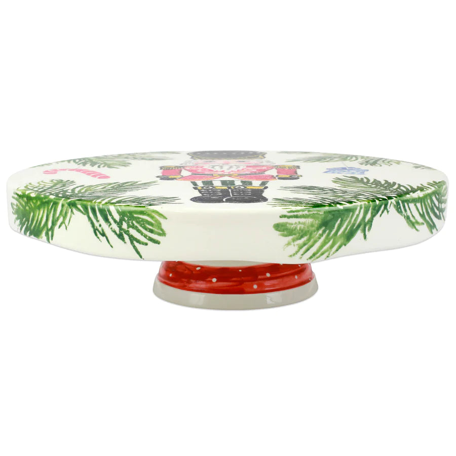 Vietri Nutcrackers Cake Stand