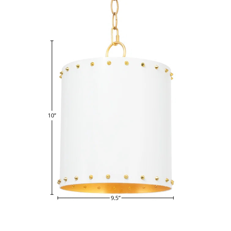 1 Light Pendant - White