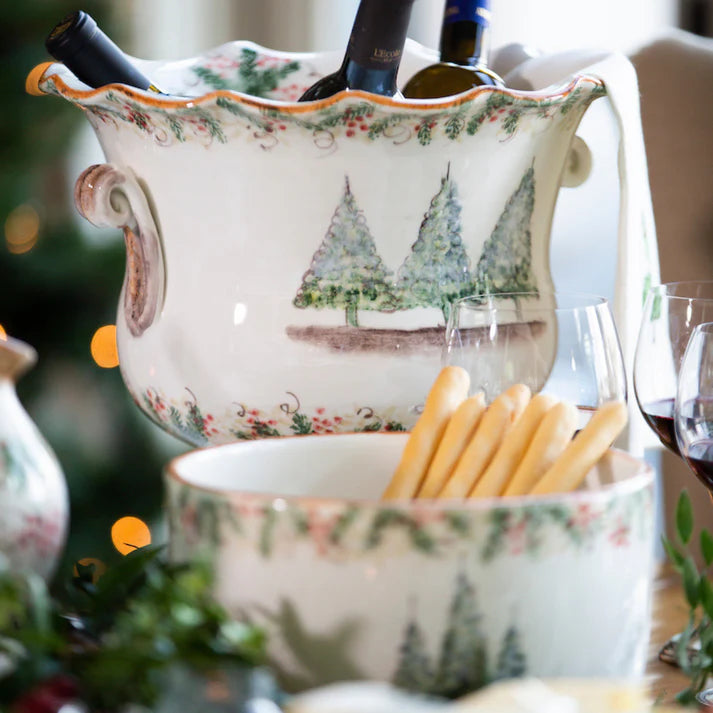Natale Footed Cachepot/Ice Bucket