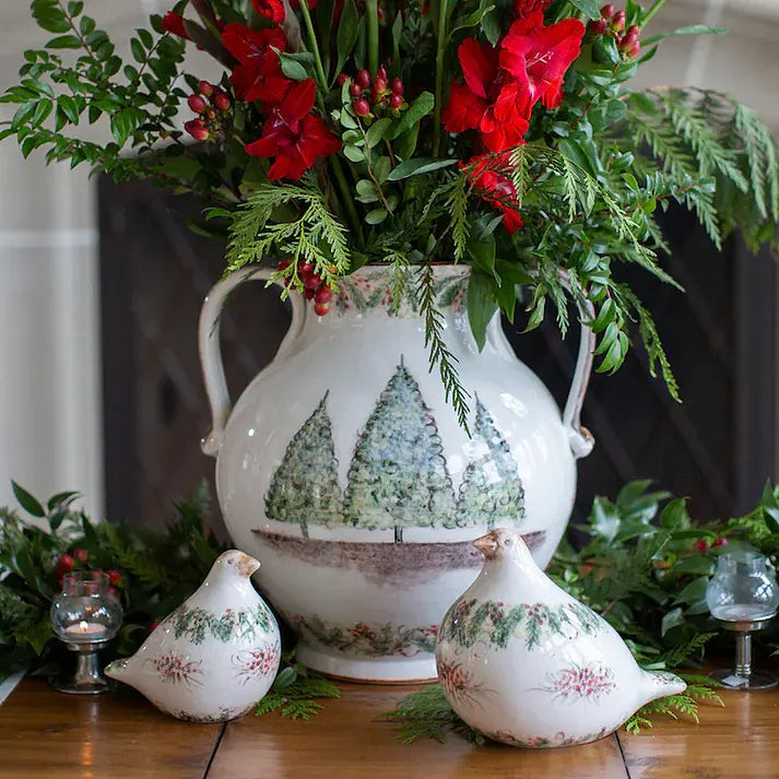 Natale Round 2-Handled Amphora Urn