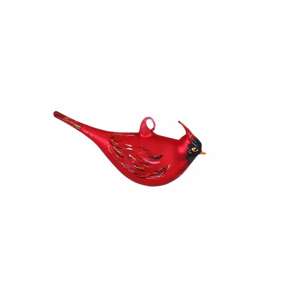Figural Cardinal Glass Ornament