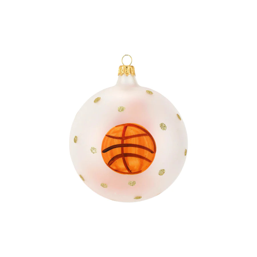 Old St. Nick Basketball Ornament