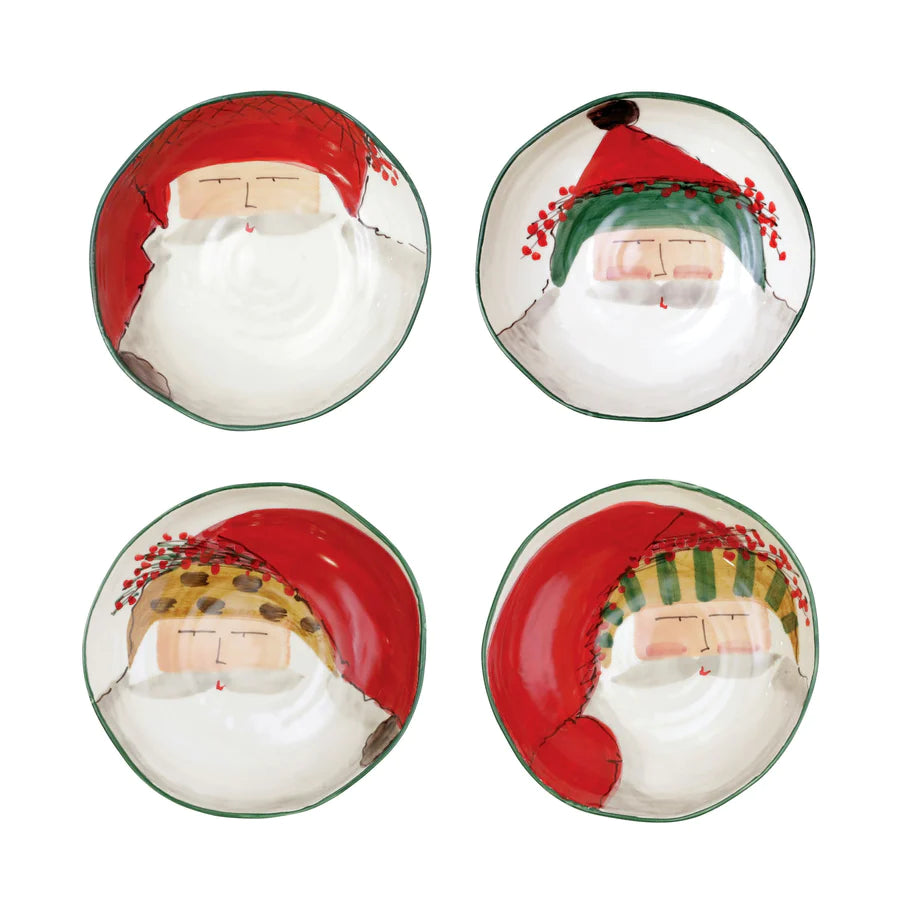 Old St Nick Round Pasta Bowl