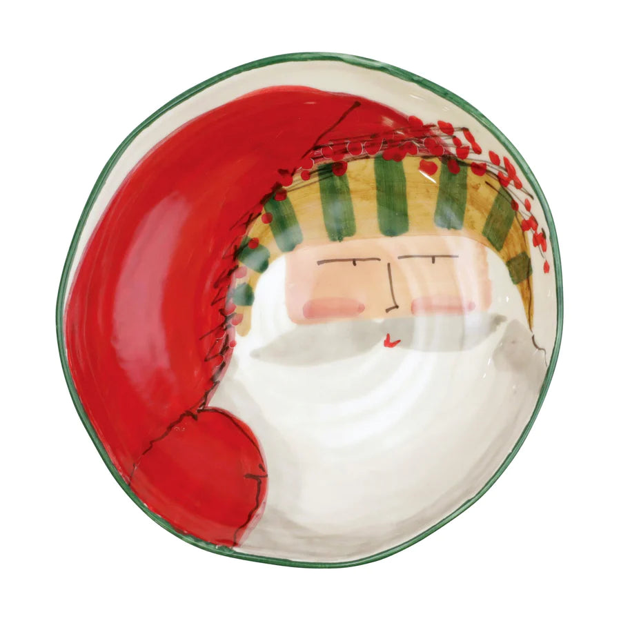 Old St Nick Round Pasta Bowl