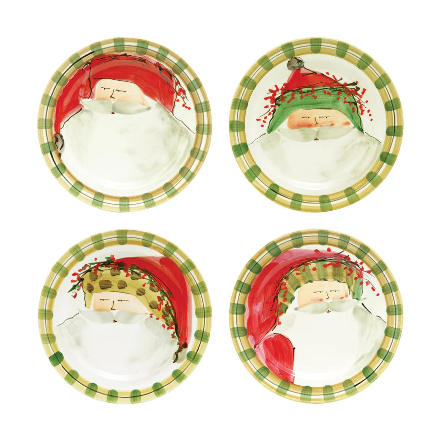 Old St. Nick Round Salad Plates