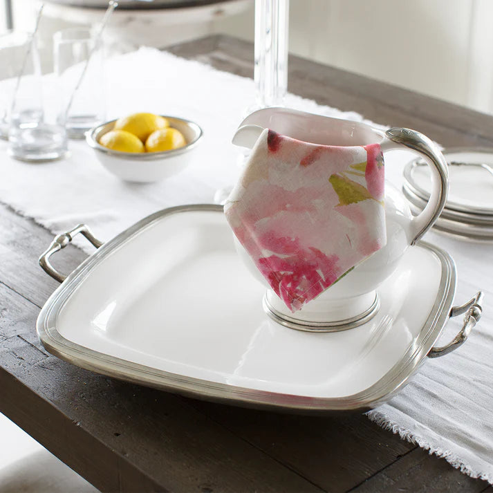 Tuscan Square Tray with Handles