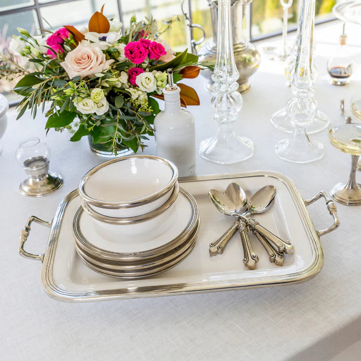 Tuscan Rectangular Tray with Handles