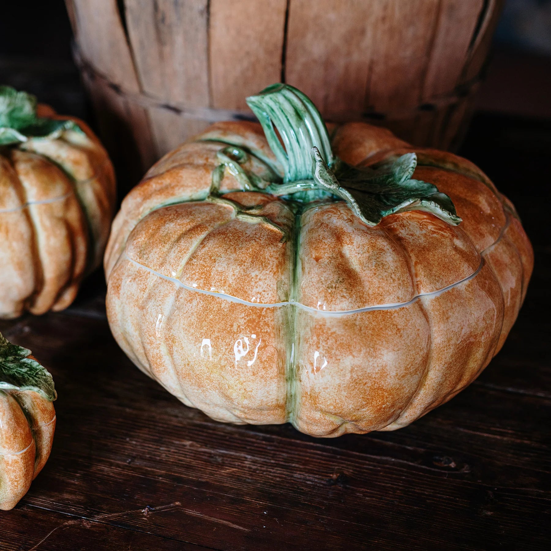 Vietri Pumpkin Figual Tureen