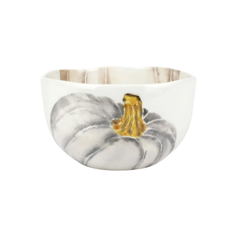 Vietri Pumpkin Small Deep Serving Bowl