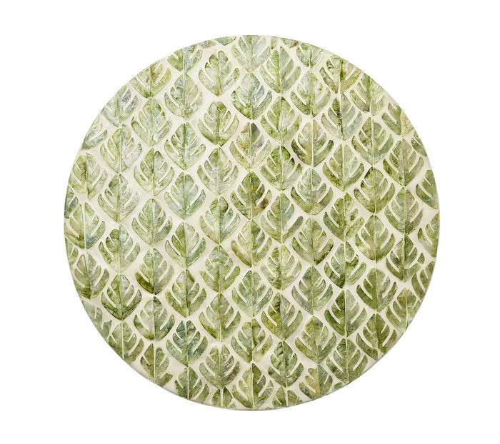 Fern Placemat in Ivory & Green, Set of 4
