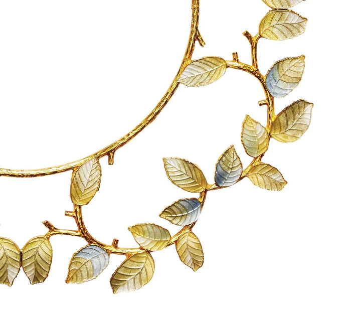 Laurel Charger in Gold & Silver, Set of 4