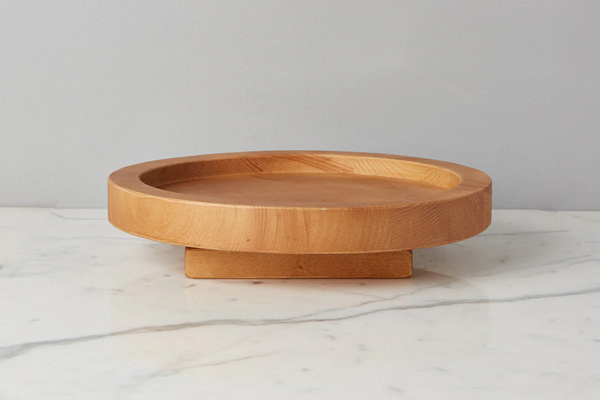 Etu Home Natural Nesting Lazy Susan, Small