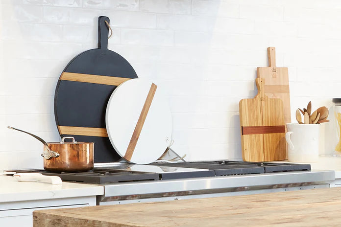 Etu Home Black Round Mod Charcuterie Board