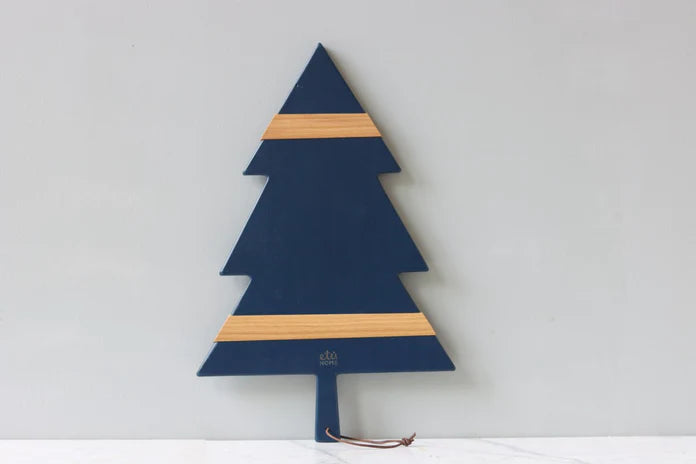 Etu Home Navy Mod Tree Charcuterie Board, Large