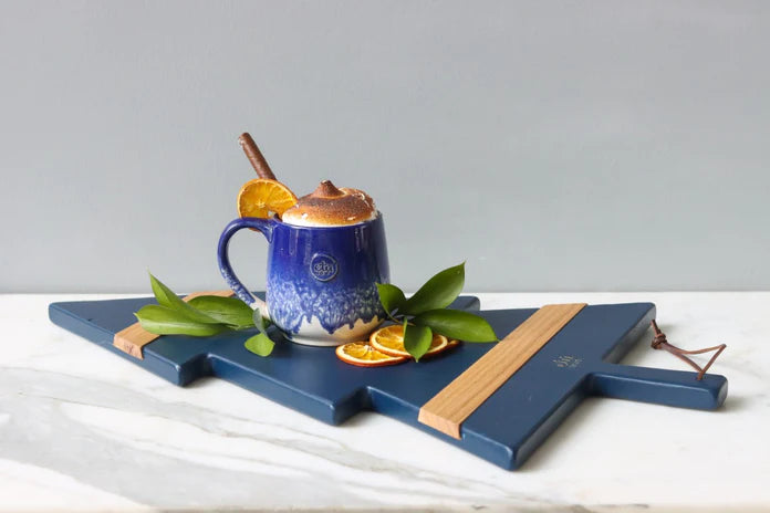 Etu Home Navy Mod Tree Charcuterie Board, Large