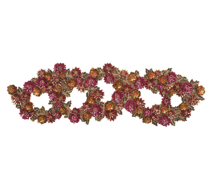 Kim Seybert Fall Bloom Runner in Multi