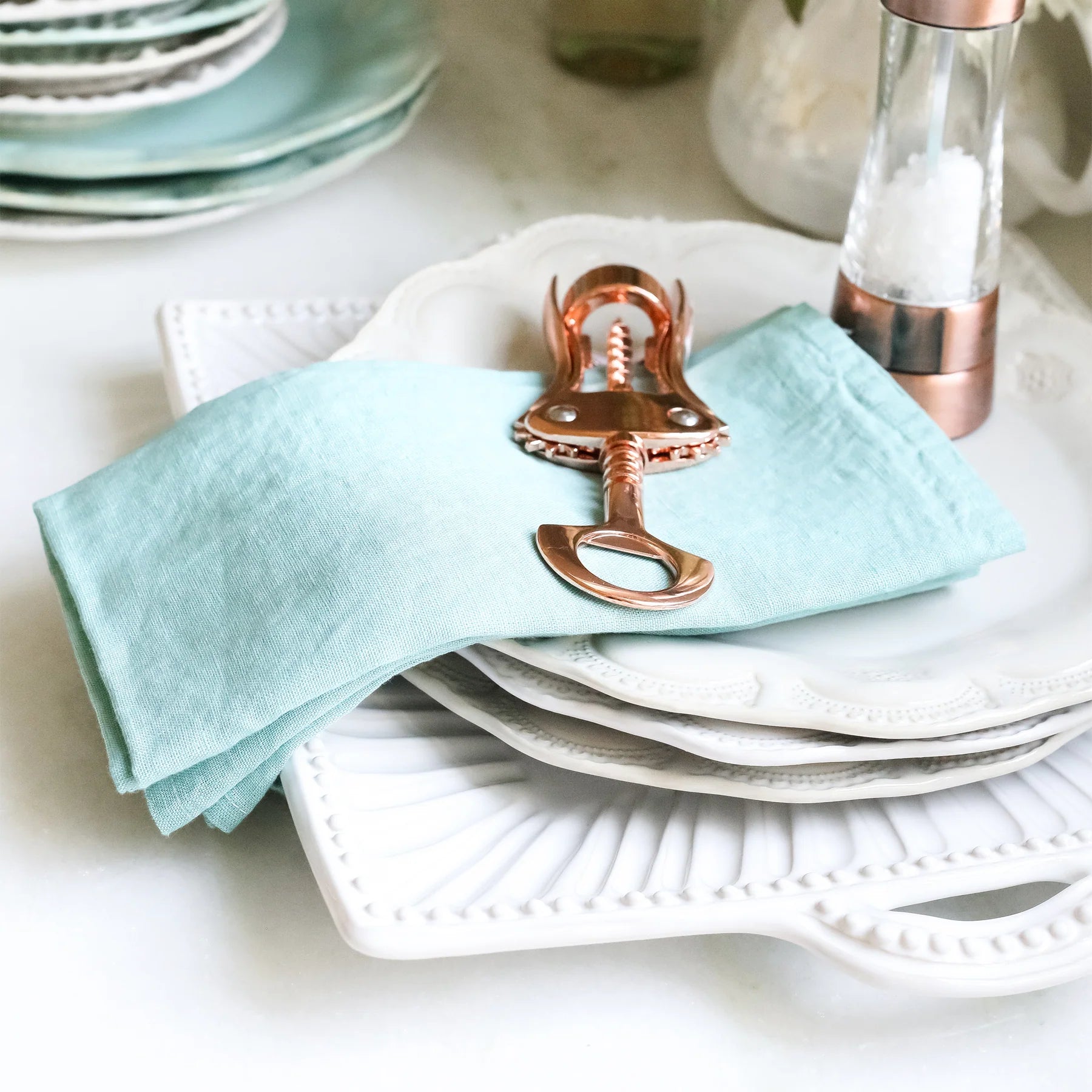 Incanto White Square Handled Platter