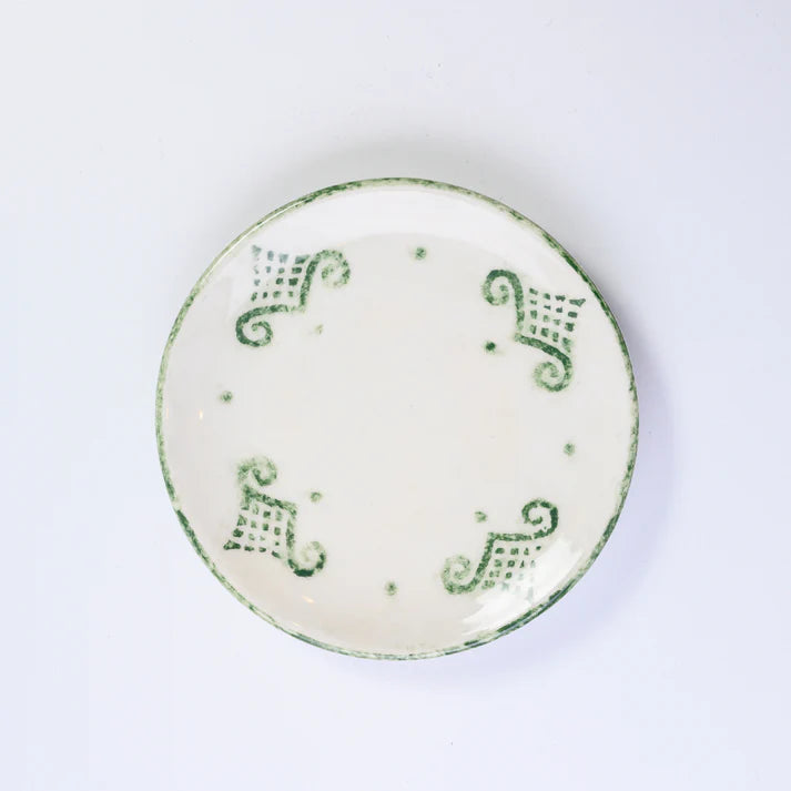 Burano Green Bread/Canapé Plate