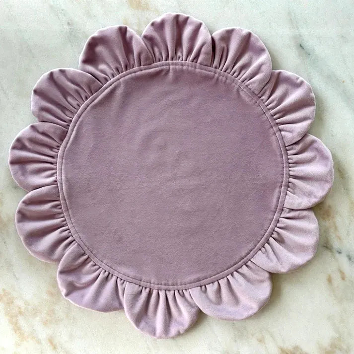 Velvet Lavender Petal Placemat, Set of 4