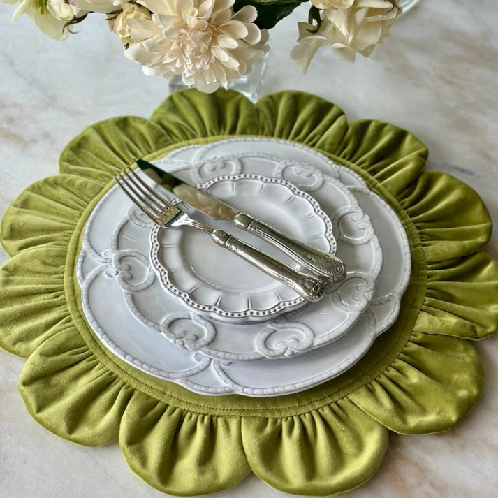Velvet Pear Petal Placemat, Set of 4